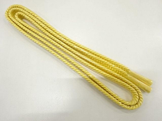 JAPANESE KIMONO / UNUSED HANDTIED OBIJIME CORD 